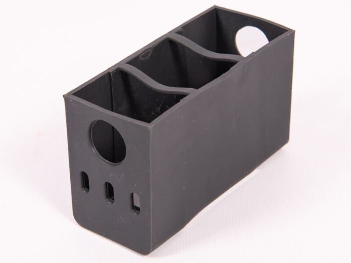 Met deze rubberen zandvanger / vuilfilter wordt het onderhouden van de design afvoergoot 65 x 100 een eenvoudige klus.