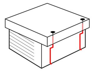 PVC platdakset | antraciet | Ø 60 mm | dubbel