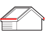 Dakgoten voor aan twee dak zijdes van bijv. uw veranda, overkapping of afdak.