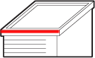 Guttering for one roof edge only for e.g. your shed/ summerhouse, porch or overhang.